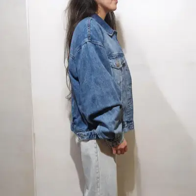 Chaqueta de mezclilla azul - miniatura 2