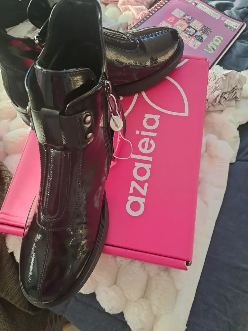 Botines negros brillantes Azaleia - 1