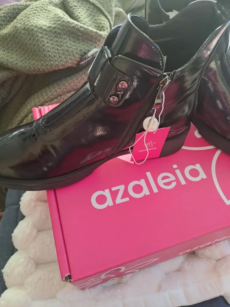 Botines negros brillantes Azaleia - 2