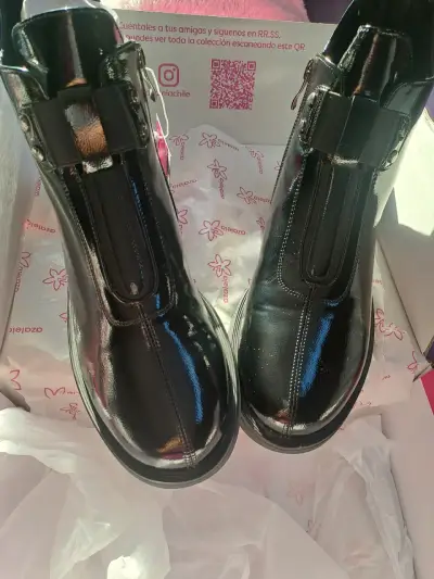 Botines negros brillantes Azaleia - miniatura 5