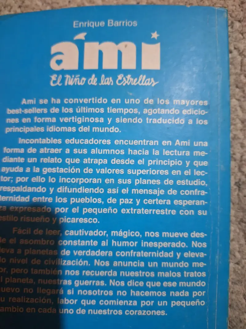 Libro Ami El Niño de las Estrellas - 2