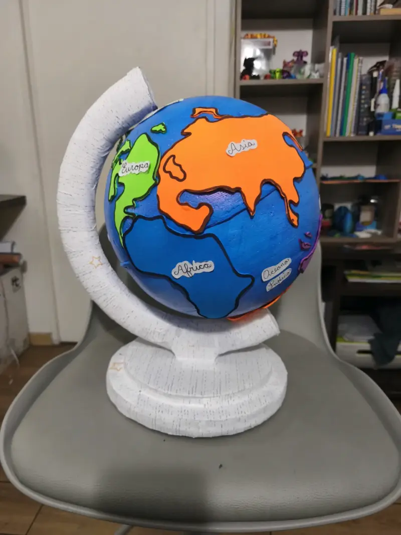 Globo terráqueo Maqueta escolar - 2