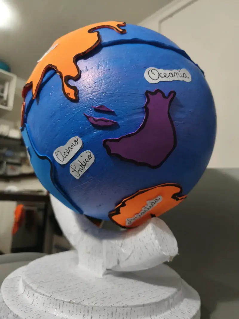 Globo terráqueo Maqueta escolar - 3
