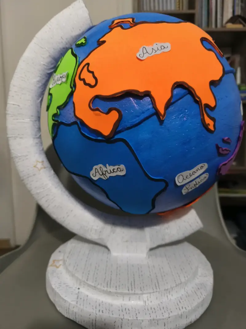 Globo terráqueo Maqueta escolar - 4