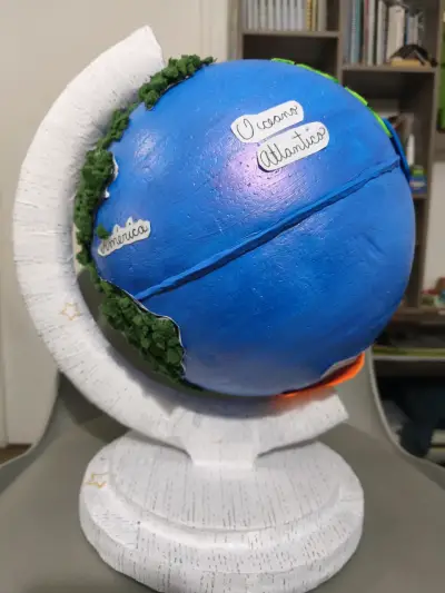 Globo terráqueo Maqueta escolar - miniatura 5