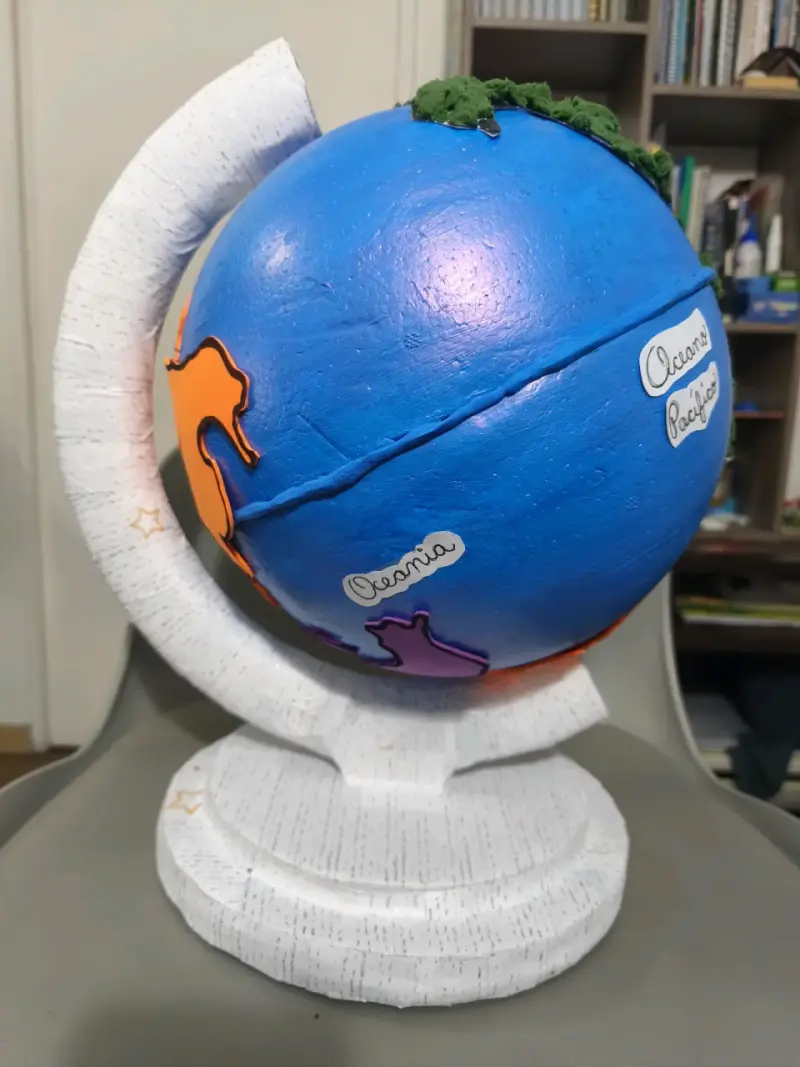 Globo terráqueo Maqueta escolar - 6