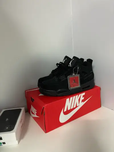 Jordan retro 4 black cat - miniatura 1