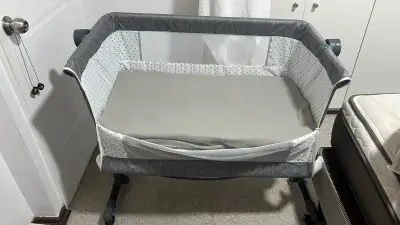 Cuna colecho gris Huvi - miniatura 3