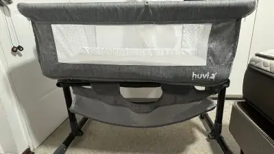 Cuna colecho gris Huvi - miniatura 4