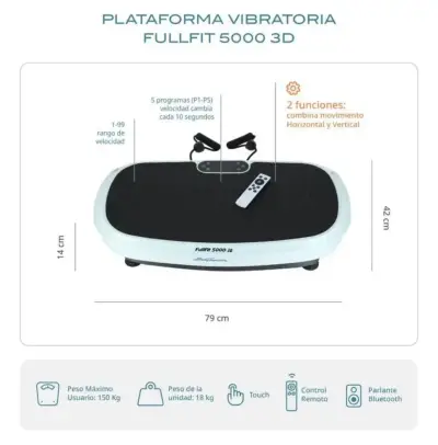 Plataforma vibratoria FullFit 5000 3D Nueva - miniatura 2