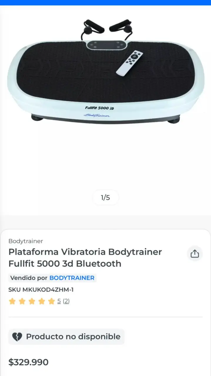 Plataforma vibratoria FullFit 5000 3D Nueva - 4