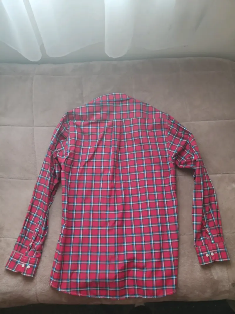 Camisa a cuadros roja - 3