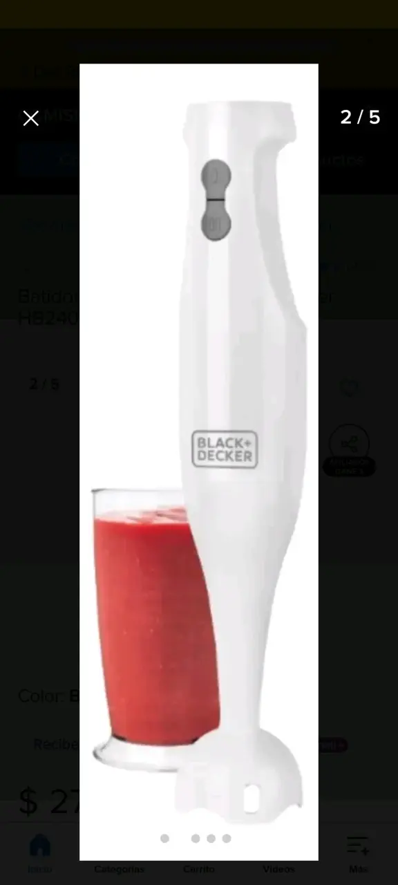 Mixer de inmersión Black+Decker - 2