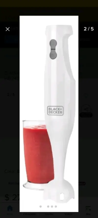 Mixer de inmersión Black+Decker - miniatura 2