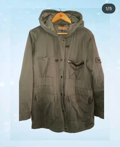 Parka verde con capucha Foster - miniatura 1