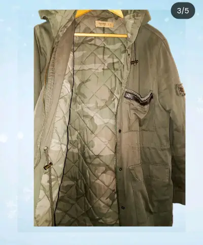 Parka verde con capucha Foster - miniatura 3