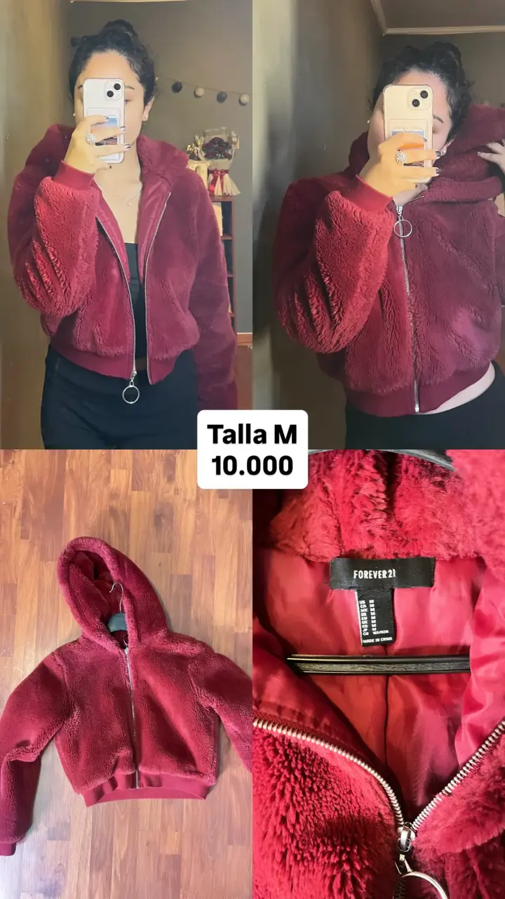 Chaqueta roja de peluche - 6