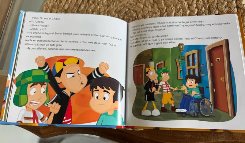 Libro infantil doble del Chavo - 3