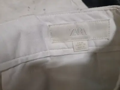 Pantalón Blanco de Zara - miniatura 3