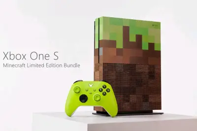 Xbox One S Minecraft Edición Limitada - miniatura 1