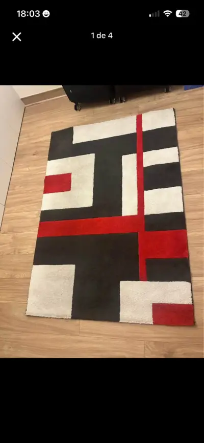 Alfombra moderna geométrica - miniatura 3