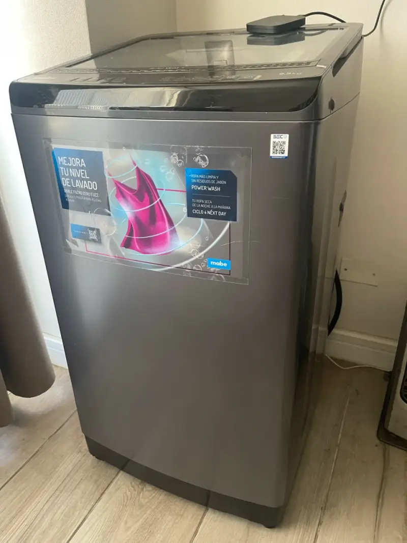 Lavadora Mabe 9.5kg gris - 2