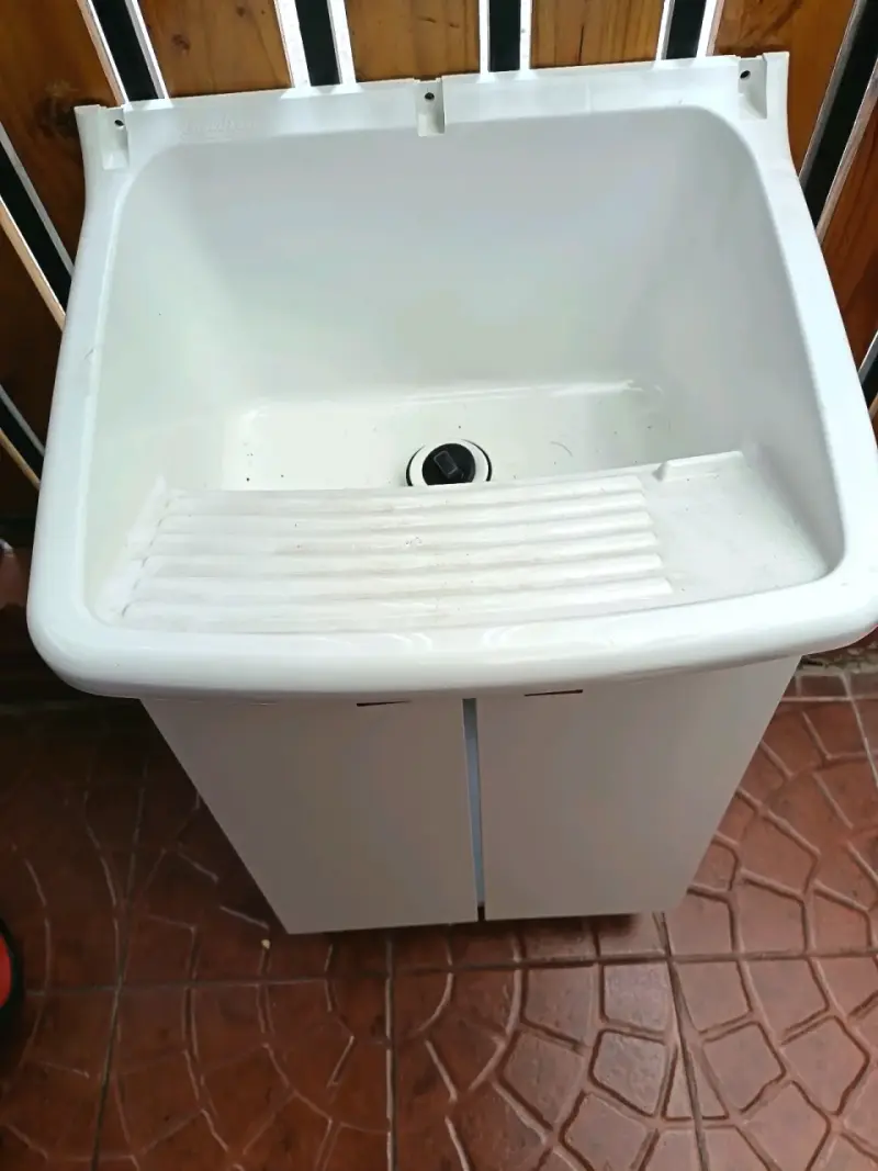 Lavadero plástico con mueble - 1