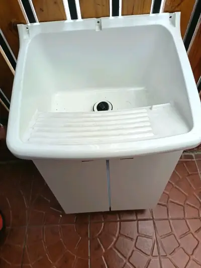 Lavadero plástico con mueble - miniatura 1