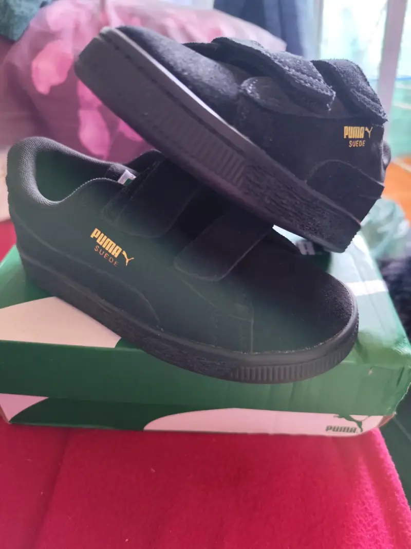 Zapatillas negras Puma Suede