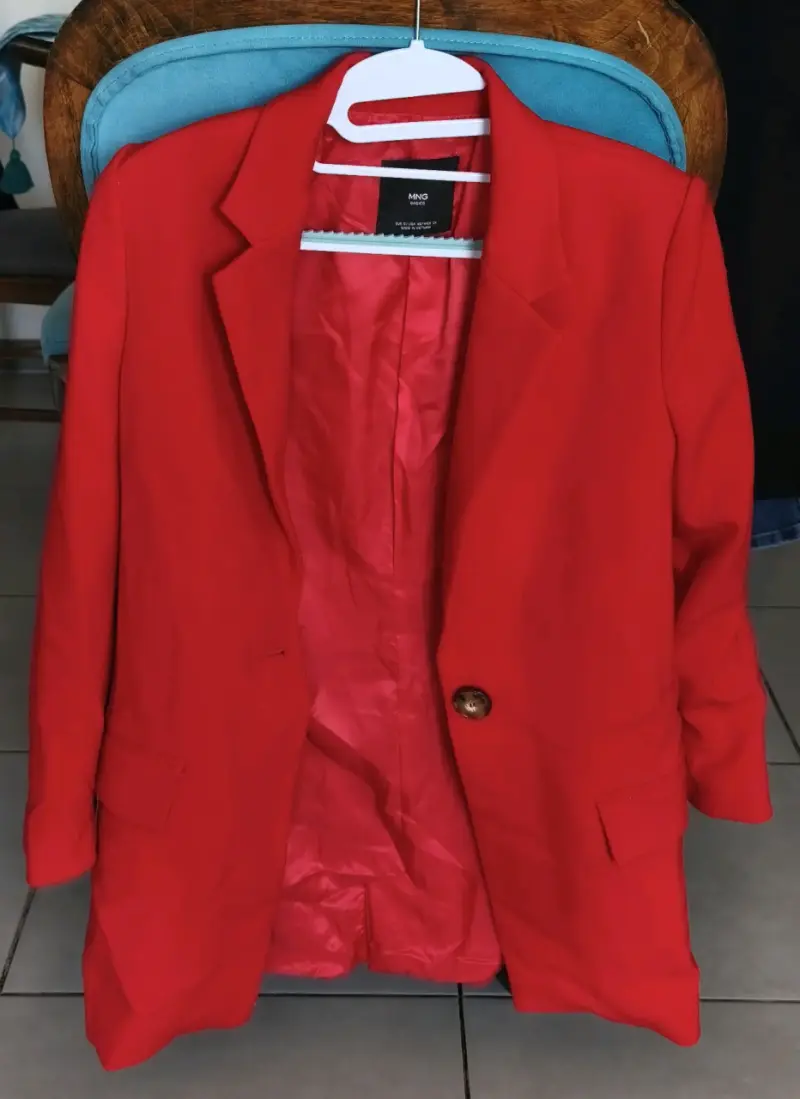 Blazer rojo elegante