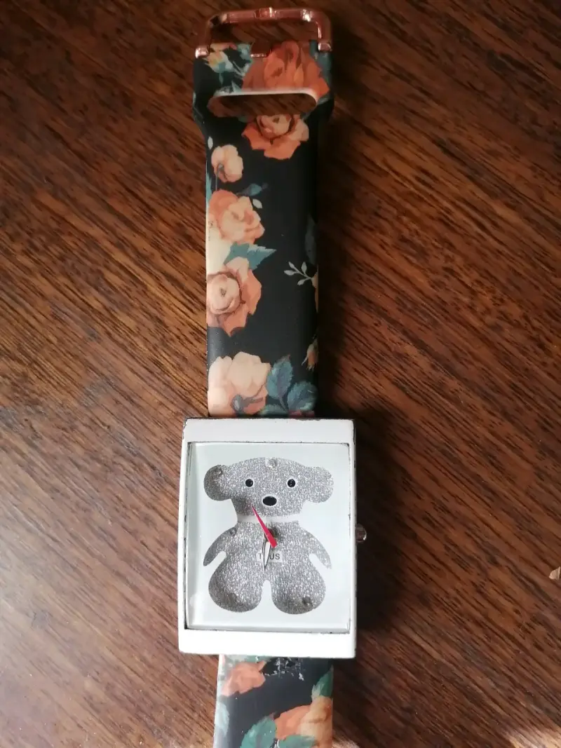 Reloj de muñeca con diseño floral - 1