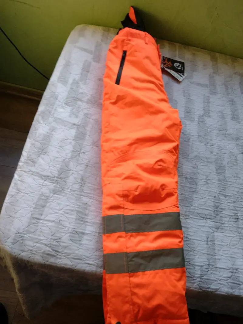 Pantalón impermeable naranja - 2