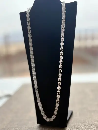 Cadenas, collares y Aros de plata 925 elegante - miniatura 1