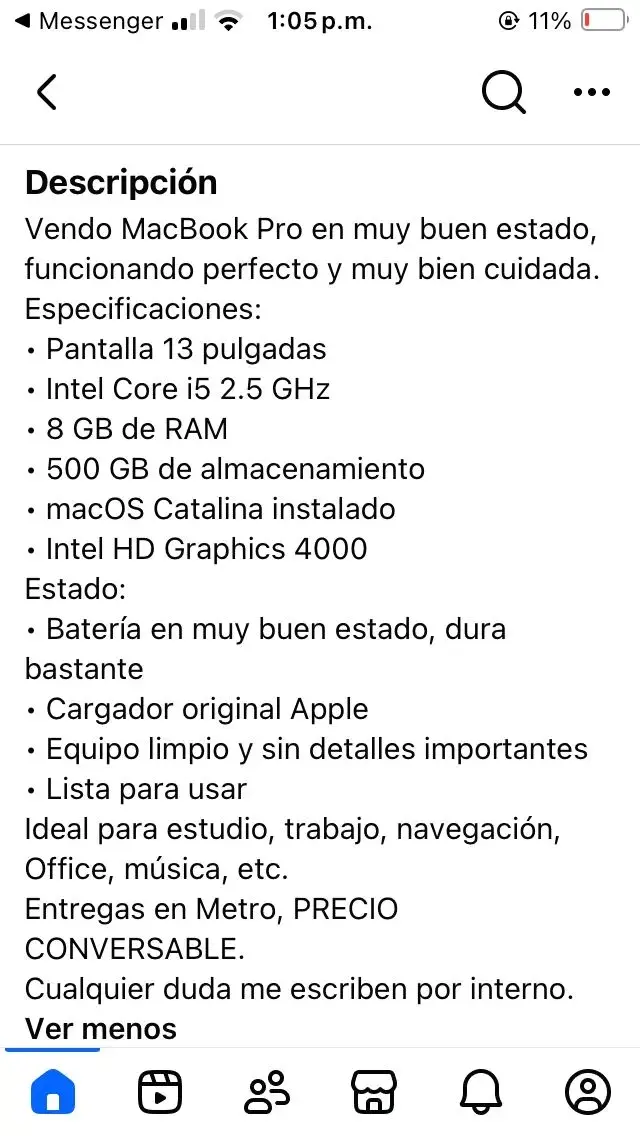 MacBook Pro 13 pulgadas - 4