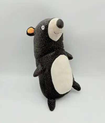 Peluche de oso negro y leopardo pillowfort - miniatura 1