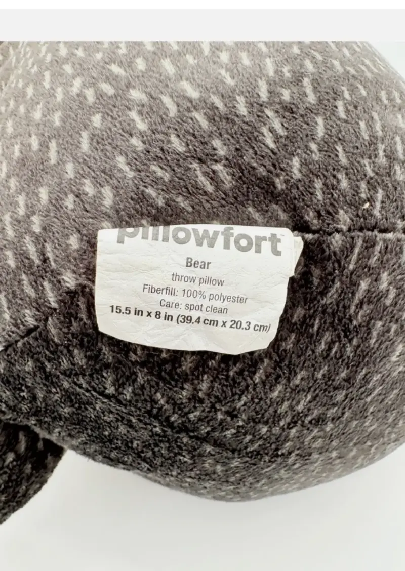 Peluche de oso negro y leopardo pillowfort - 2