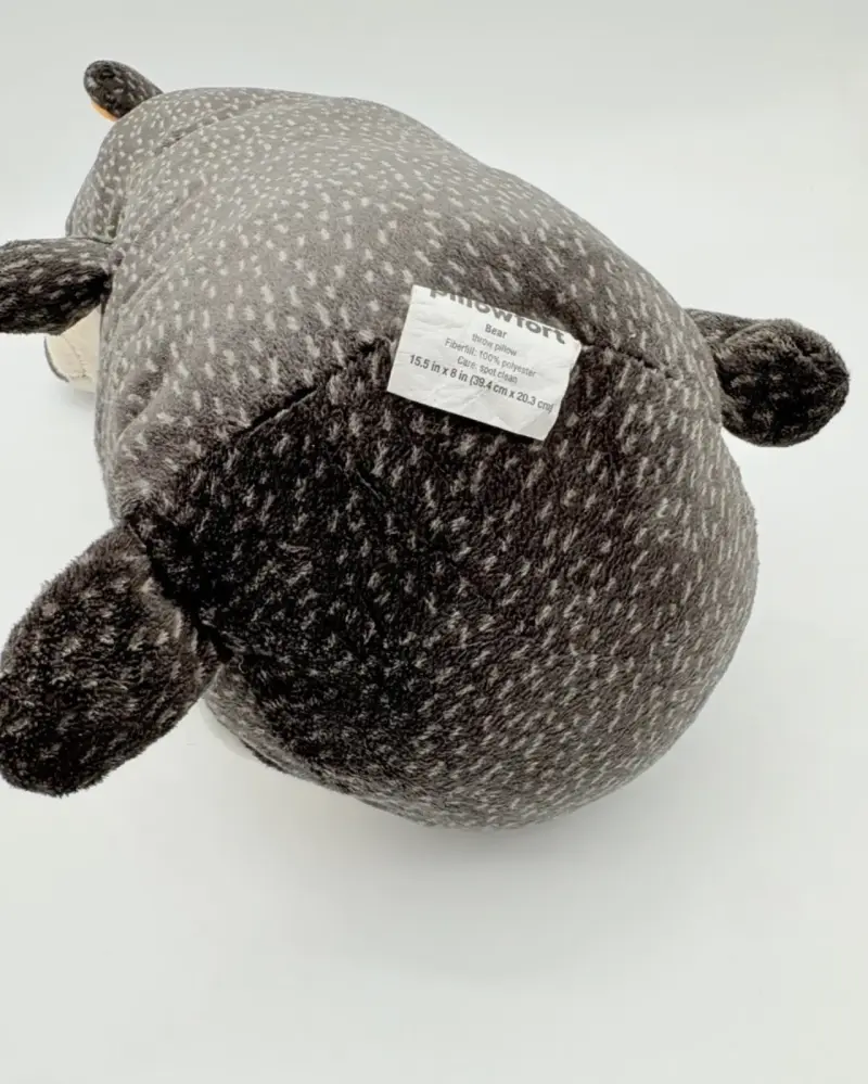 Peluche de oso negro y leopardo pillowfort - 3