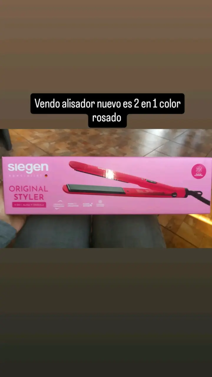 Alisador 2 en 1 rosado Siegen