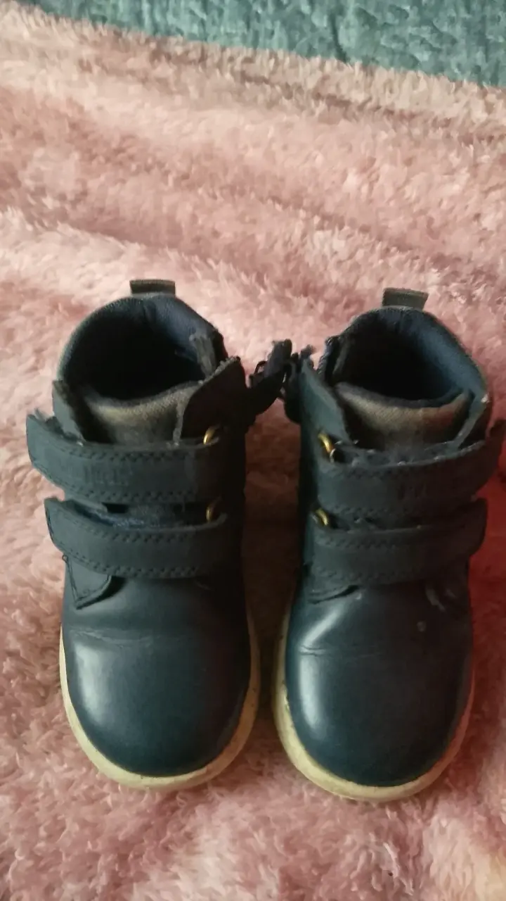 Zapatos para bebé tejido beige - 2