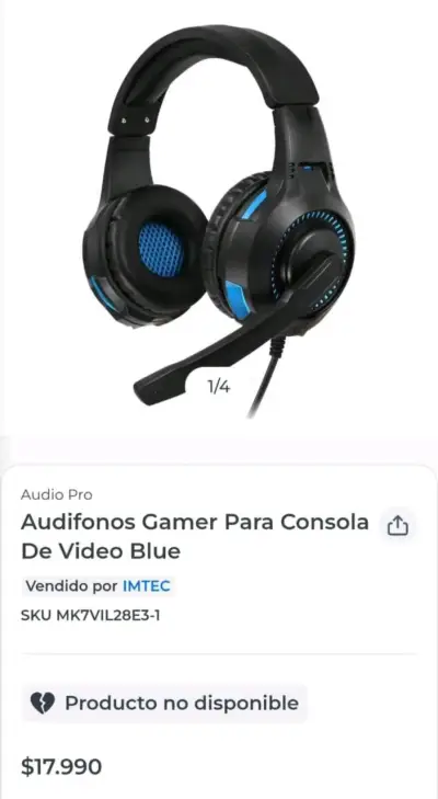 Audífonos gamer - miniatura 3
