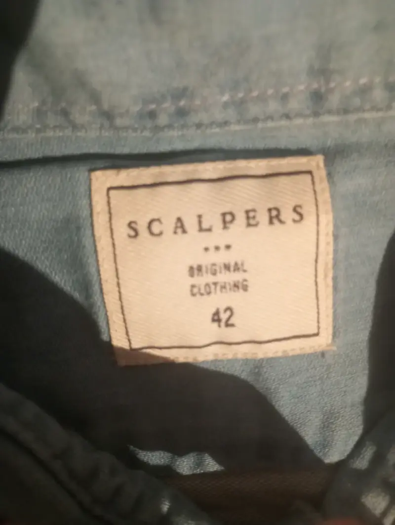 Camisa de mezclilla SCALPERS azul claro - 2