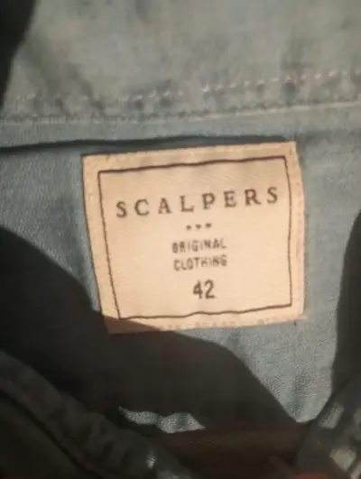 Camisa de mezclilla SCALPERS azul claro - miniatura 2