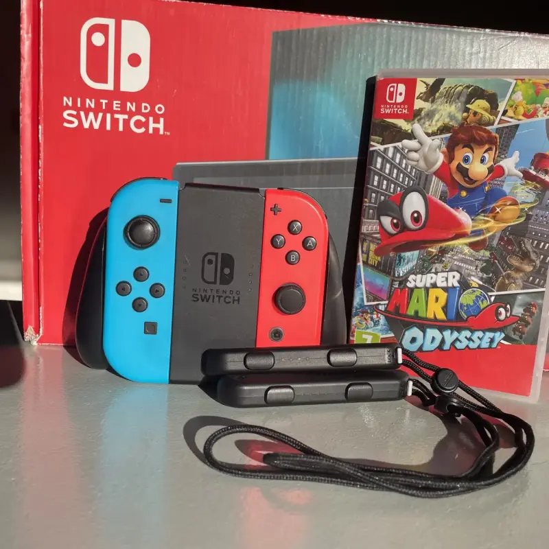 Nintendo Switch V2+Super Mario Odyssey - 3
