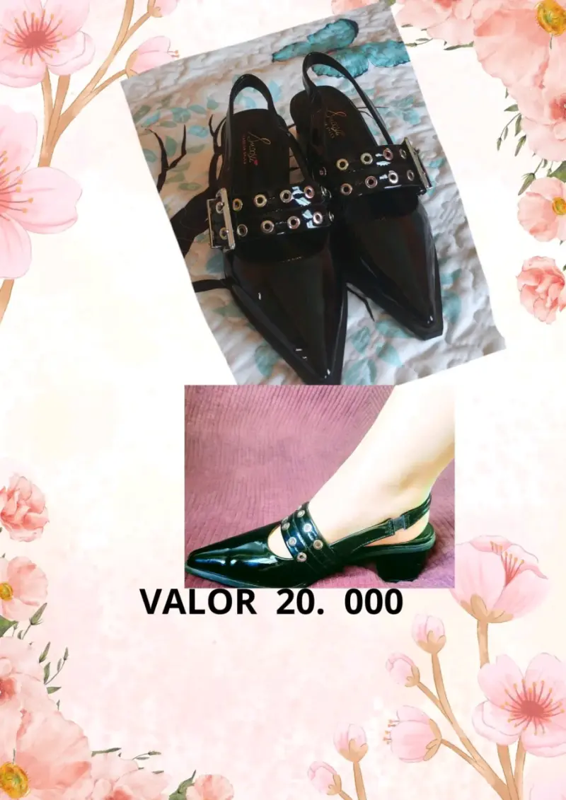 Zapatos negros con hebillas