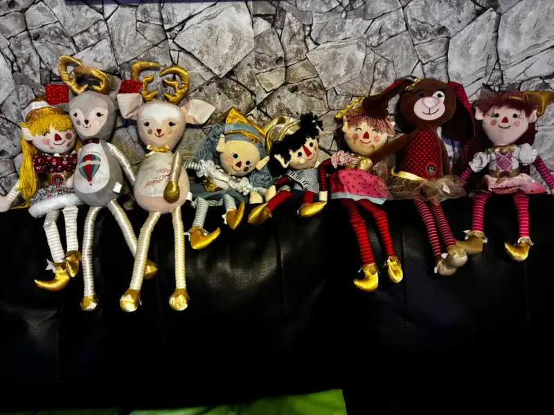 Muñecos de tela navideños - 2