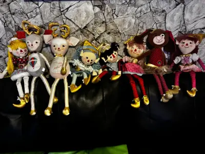 Muñecos de tela navideños - miniatura 2