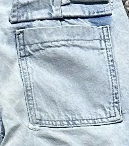 Jeans cargo celestes ZARA - 3