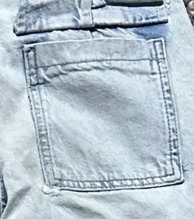 Jeans cargo celestes ZARA - miniatura 3