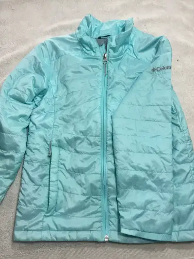 Chaqueta celeste Columbia niña talla XS (7-8) - miniatura 1