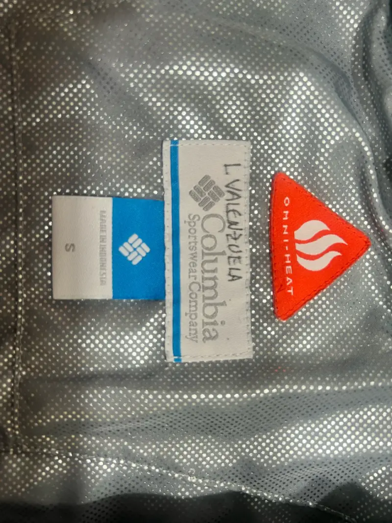 Chaqueta celeste Columbia niña talla XS (7-8) - 2